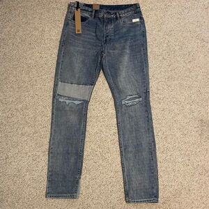Ksubi Men's Distressed Skinny Blue Jeans